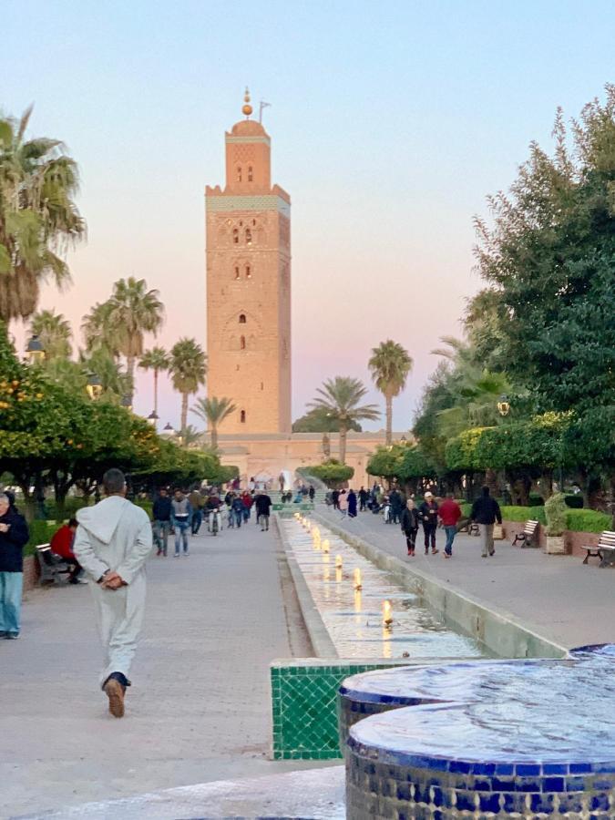 Authentic Moroccan Charm Apartment In Marrakech Terrace Marakéš Exteriér fotografie